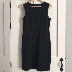 Lands End Black Dress